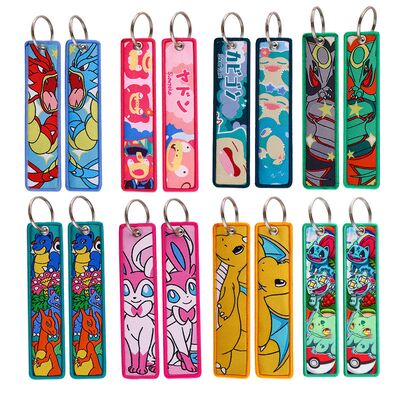 Mua Cổ Điển Truyện Tranh Nhật Bản Bỏ Túi Quái Vật Thêu Dệt Phản Lực Thẻ Vòng Pokémon Anime Dây Vải Móc Khóa Thẻ Chìa Khóa online manufacture