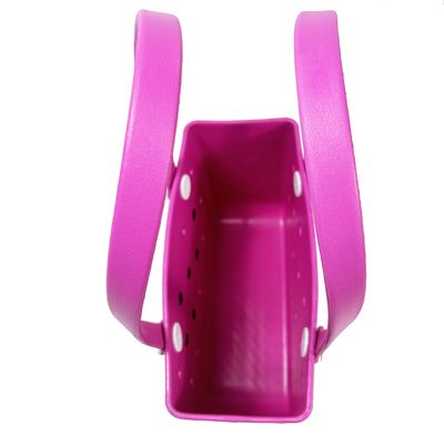 كيس التخزين الشاطئي DIY Charms EVA Tote Bag كيس شاطئ صغير لطيف للسفر