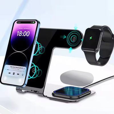 هدايا إلكترونية مخصصة مريحة Magsafe 3 في 1 شاحن لـ Apple Watch