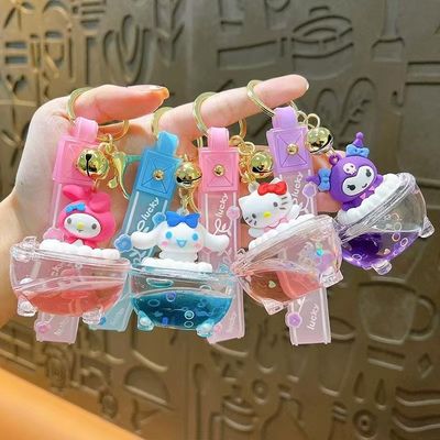 كرتون كورومي 3D حلقة مفاتيح PVC ناعمة معصم مطاطي جميل وأنيق