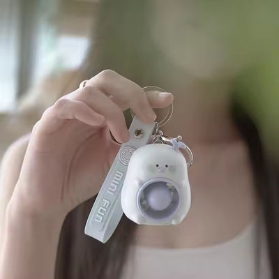 USB قابل لإعادة الشحن ميني مروحة مفاتيح 3 أوضاع ضبط السرعة التعامل مفاتيح مخصصة هدية