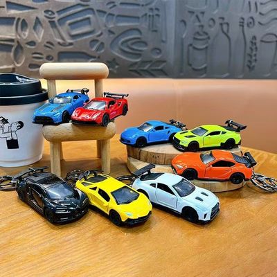 Mini Simulated Custom Car Shaped Keychains Cartoon Style ​​Child Friendly