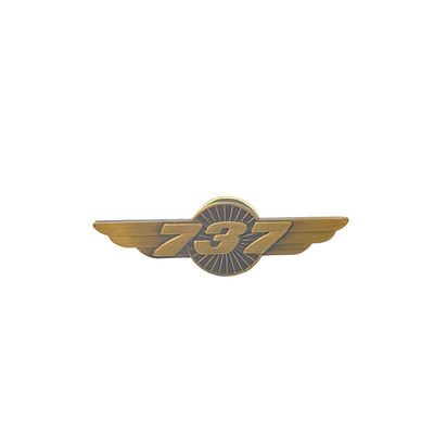 737 Winged Brooch Accessories Lightweight Airline Pilot Wings Pin Memorable