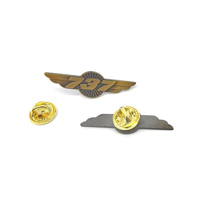 737 Winged Brooch Accessories Lightweight Airline Pilot Wings Pin Memorable