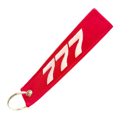 حلقة مفتاح 777 مزدوجة الألوان.