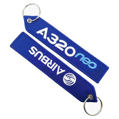 موضوع الطيران + نهاية فاخرة" A320 neo key fob نص واضح مزدوج الجوانب