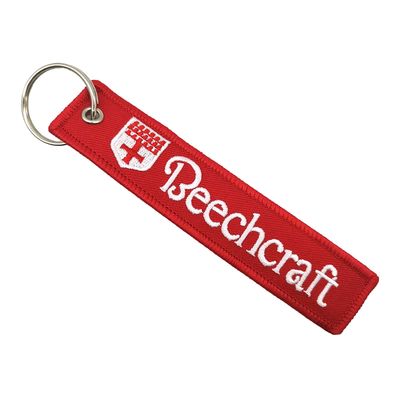 High Recognition 3D Embroidered Key Ring Premium Corporate Gift​ Stylish