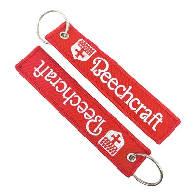 High Recognition 3D Embroidered Key Ring Premium Corporate Gift​ Stylish