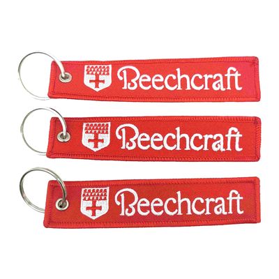 High Recognition 3D Embroidered Key Ring Premium Corporate Gift​ Stylish