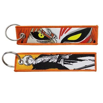 Anime Double-Sided Woven Keychain - Dynamic Character Customization - High-Definition Weaving - Fade-Resistant & Durable