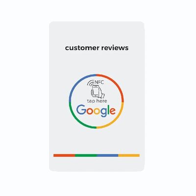 بطاقات NFC مزدوجة القنوات الحد الأدنى. واجهة استعراض جوجل مرئية. هدايا تجارية متساوية. أداة تسويق متعددة القنوات.