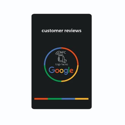 بطاقات NFC مزدوجة القنوات الحد الأدنى. واجهة استعراض جوجل مرئية. هدايا تجارية متساوية. أداة تسويق متعددة القنوات.