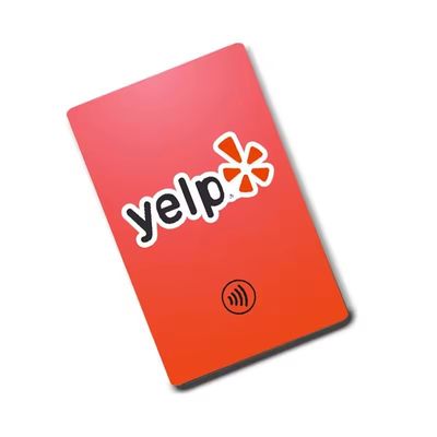 Scarlet Yelp Business Card - NFC Instant Access - Iconic Logo Promoter - Seamless Customer Retention