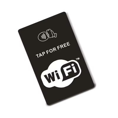 بطاقة الوصول الفوري لـ Wi-Fi - أداة NFC للضيافة المتميزة - تكنولوجيا النقر المشفرة - قماش العلامات التجارية المخصصة