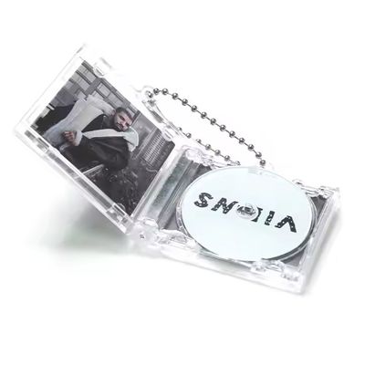 NFC Music Keychain هدية - غلاف أكريليك شفاف و فن مستوحى من الفرقة