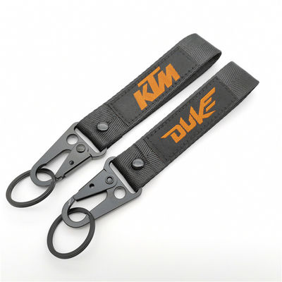 KTM Duke Custom Woven Key Lanyards - العلامة التجارية للدراجة النارية الجريئة + أحزمة مضادة للنزلاق + مشابك من الدرجة المهنية
