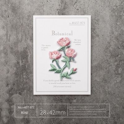 DIY Your Fashion Story | Rose Iron-On Patches | Custom Designs & Quick Fix & Gift-Ready Charm