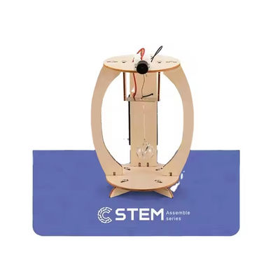 Simulasi Seismograph Puzzle Mainan Prasekolah Kayu Profesional Mudah perakitan