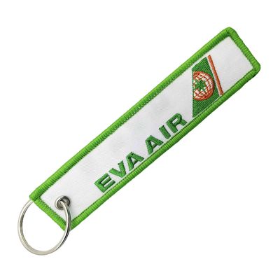 EVA AIR Co العلامة التجارية المفتاح المطرز المخصص المقاوم للأكسدة