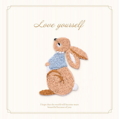 Artist-Designed Bunny Iron-On Patches – Trendy & Unique, Multi-Surface Magic, Express Customization​
