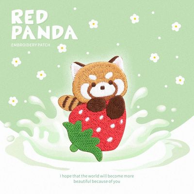 Washable Raccoon Clothing Stickers - Customizable Fabric Patches for Kids & DIY Fashion