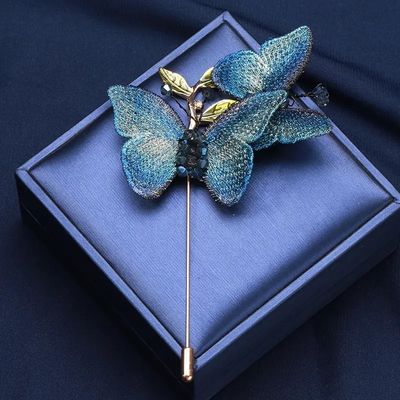 Captivating Dual Butterfly Brooch – Handcrafted Nature Art | Custom Wing Patterns | Lightweight & Versatile