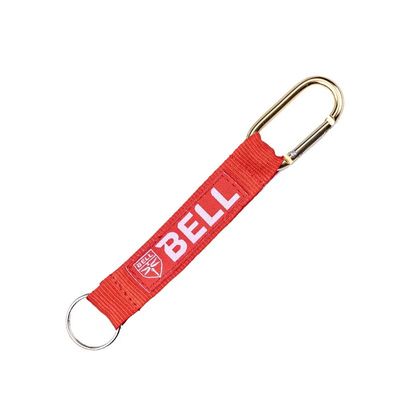 Customizable BELL Mix Match Keychain Heavy-Duty Clip Red Strap Customization Options for Hiking Daily