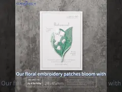Handcrafted Garden Iron-On Patches - Custom Blooms for Effortless Wardrobe & Décor Revival